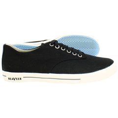 Seavees Hermosa Standard Mens Black Plimsolls