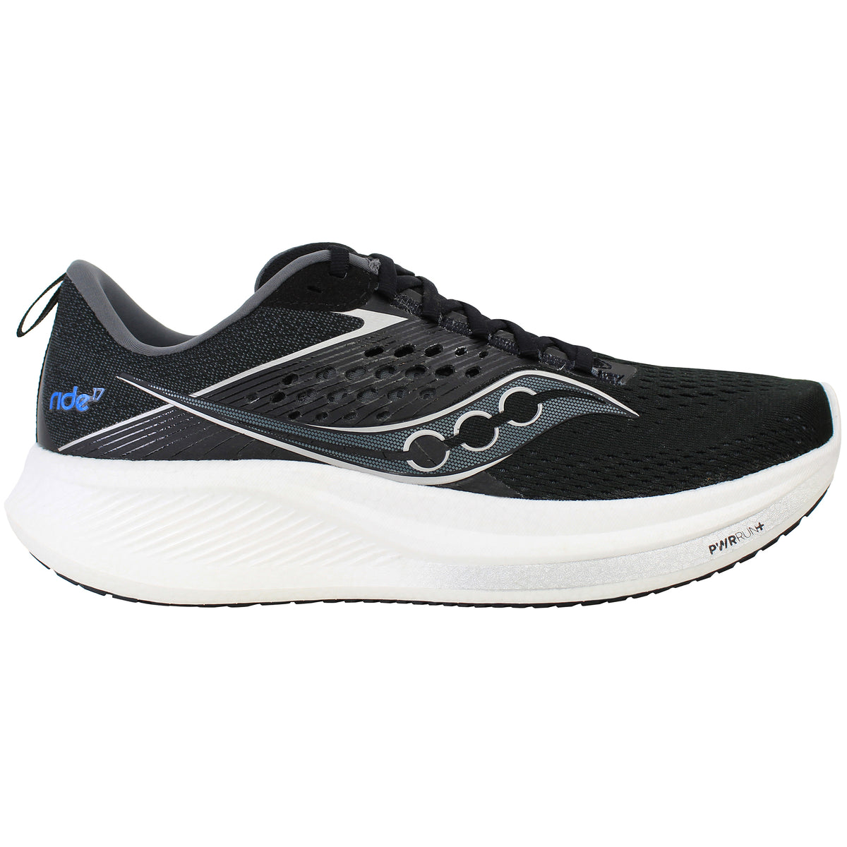 Saucony Ride 17 Womens Black Running Shoes