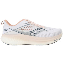 Saucony Ride 17 Womens White Running Shoes