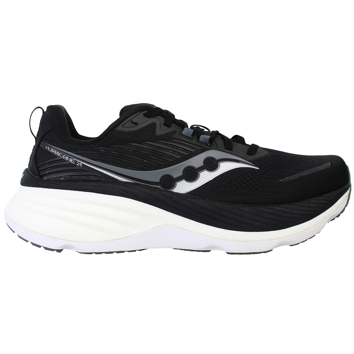 Saucony Hurricane 24 Womens Black Running Shoes