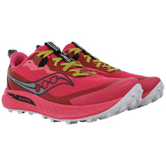 Saucony Peregrine 15 Womens Pink Running Shoes