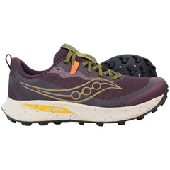 Saucony Peregrine 15 Womens Purple Running Shoes