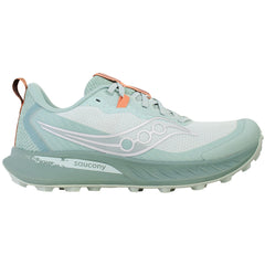 Saucony Peregrine 15 Womens Green Running Shoes