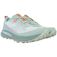 Saucony Peregrine 15 Womens Green Running Shoes