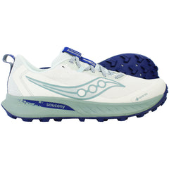 Saucony Peregrine 15 Gore-Tex Womens White Running Shoes