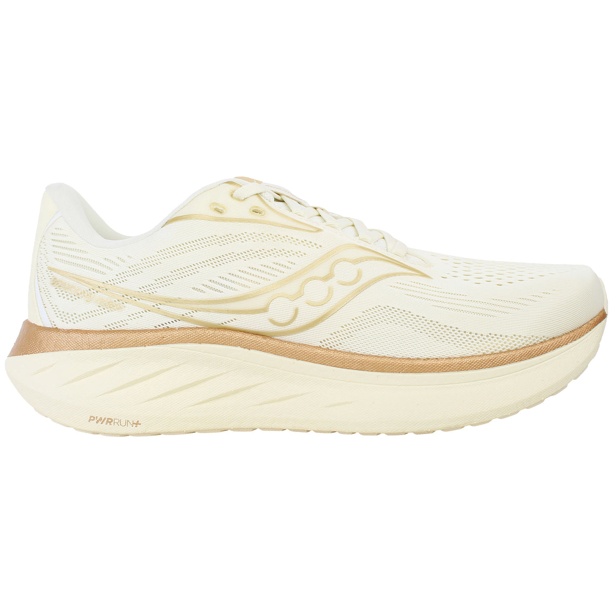 Saucony Ride 18 Womens Cream Running Shoes