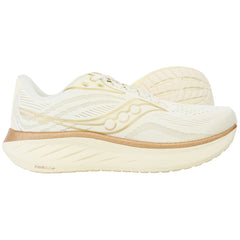Saucony Ride 18 Womens Cream Running Shoes