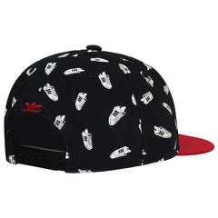 Adidas NBA Chicago Bulls Mens Black/Red Cap