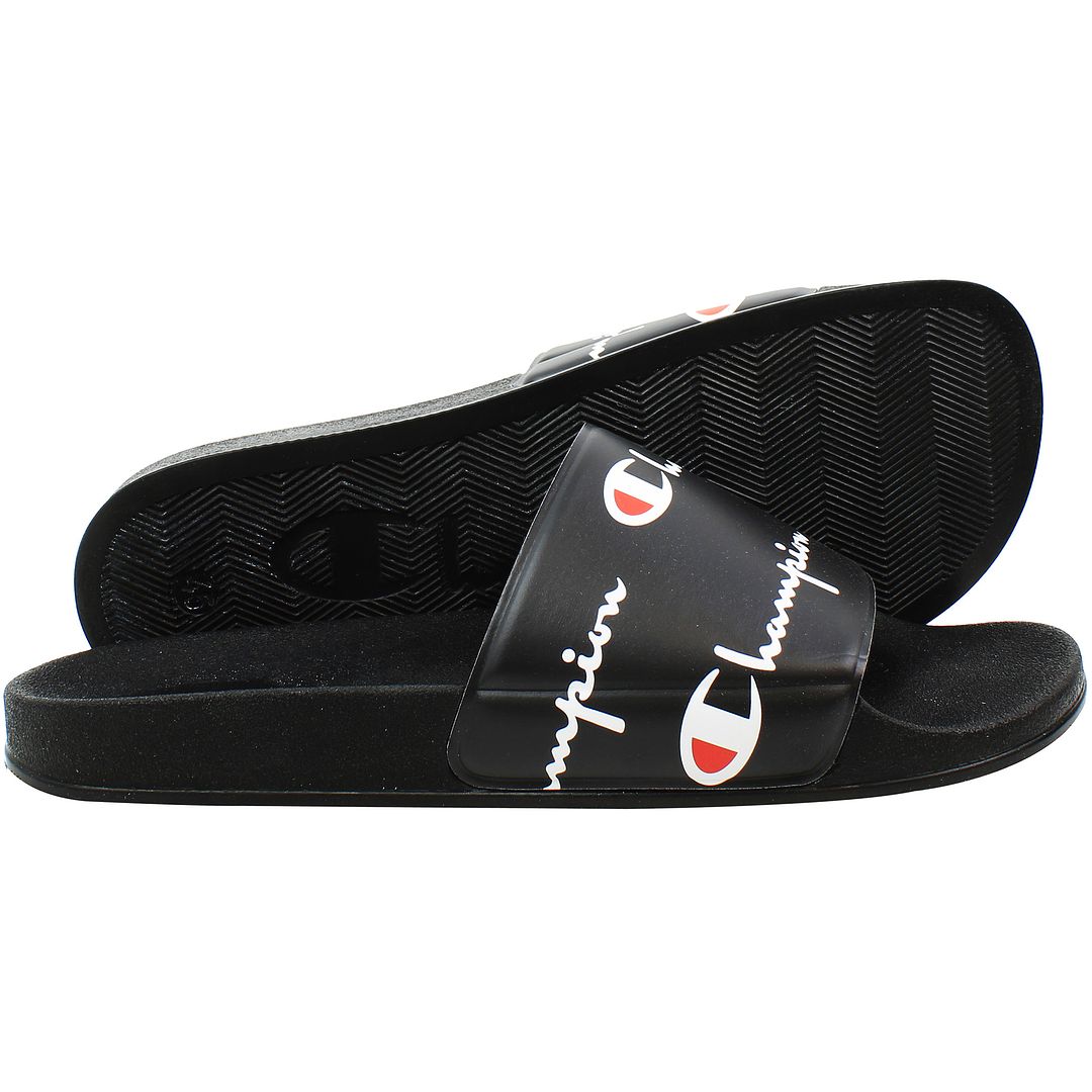 Champion Slide Mens Black Sliders