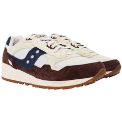 Saucony Shadow 5000 Mens White/Brown Trainers