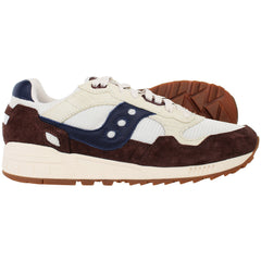 Saucony Shadow 5000 Mens White/Brown Trainers