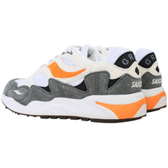 Saucony Grid Shadow 2 Mens White/Grey Trainers