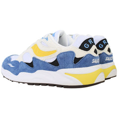 Saucony Grid Shadow 2 Mens White/Blue Trainers