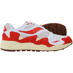 Saucony Grid Shadow 2 Mens White/Red Trainers