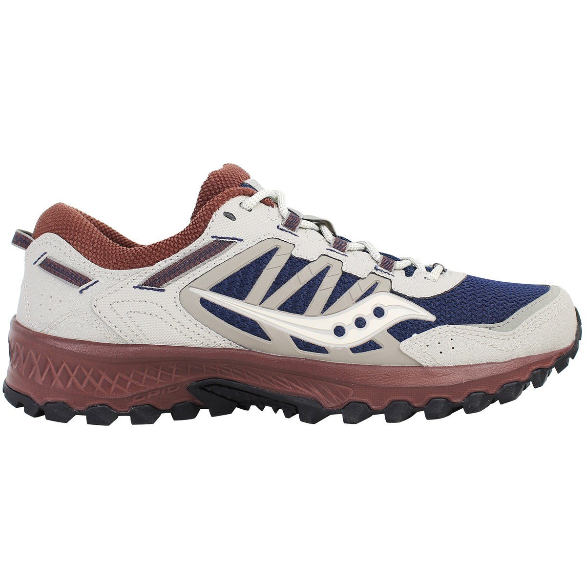 Saucony Grid Peak Mens Navy Trainers