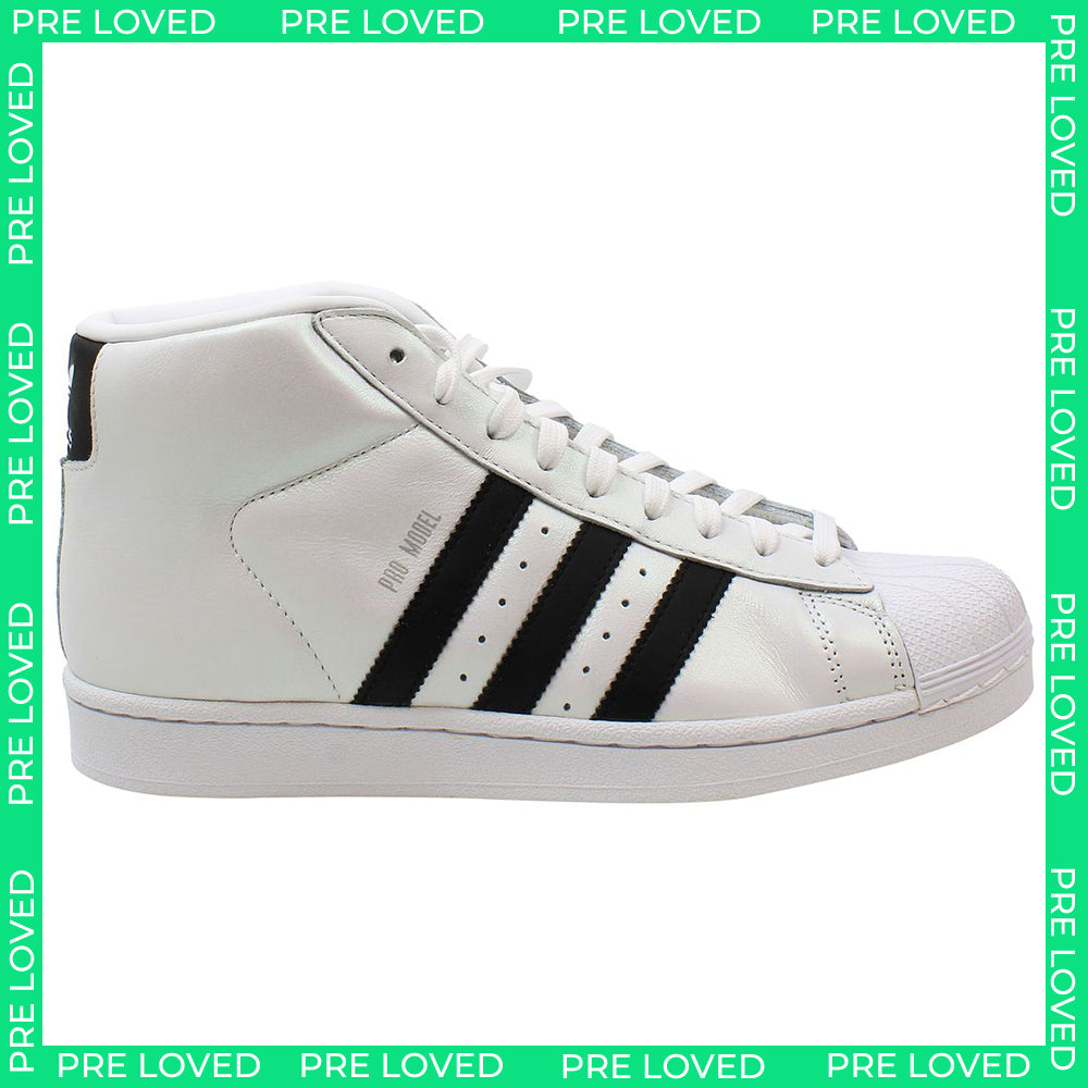 Adidas Pro Model Mid Mens White Trainers NO BOX