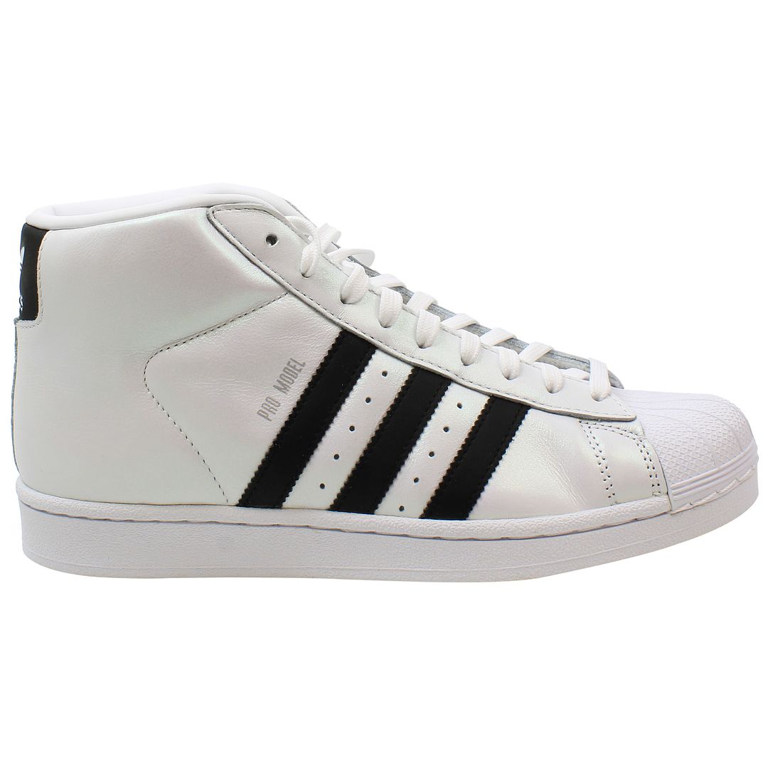 Adidas Pro Model Mid Mens White Trainers