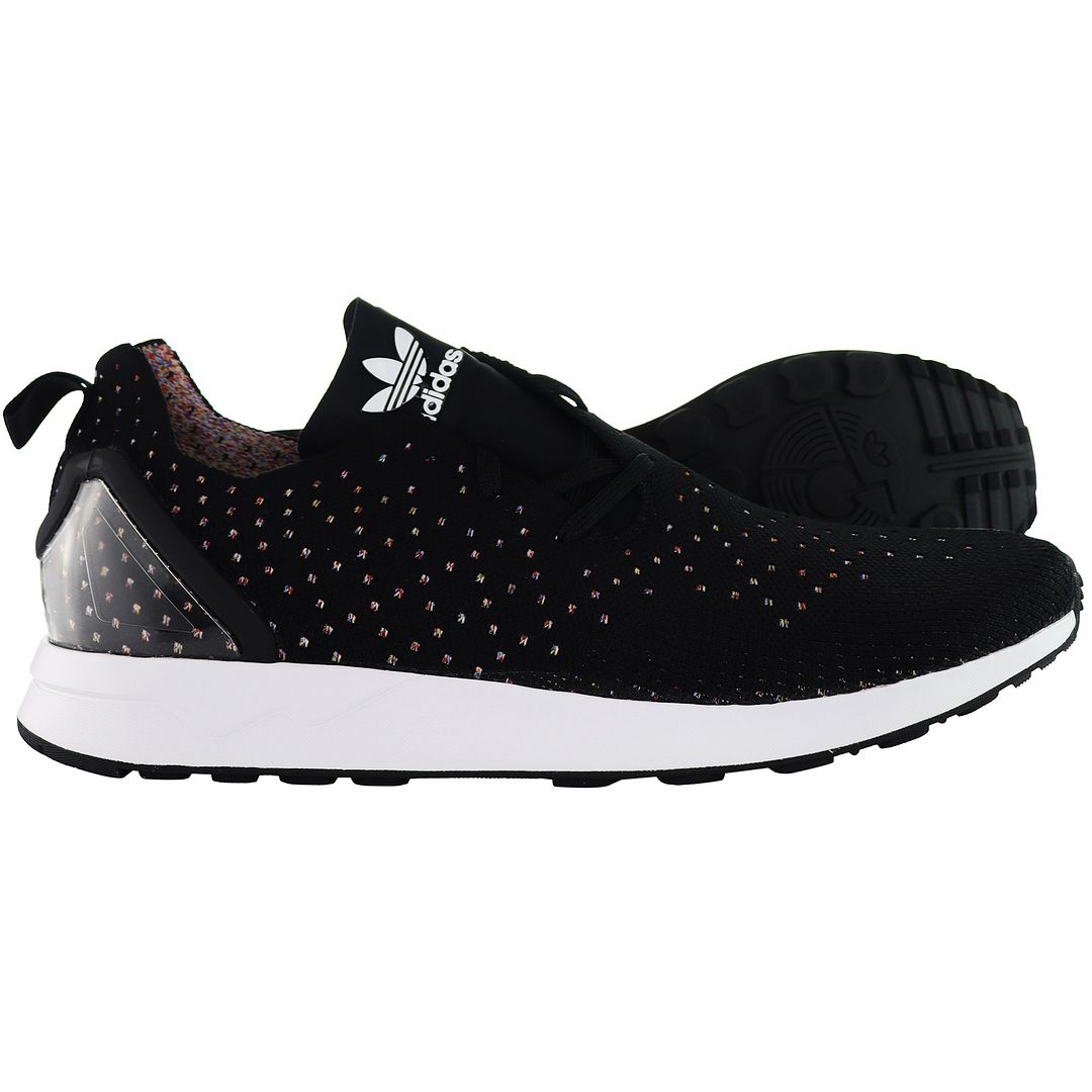 Adidas ZX Flux Weave Mens Black Trainers Sport It First