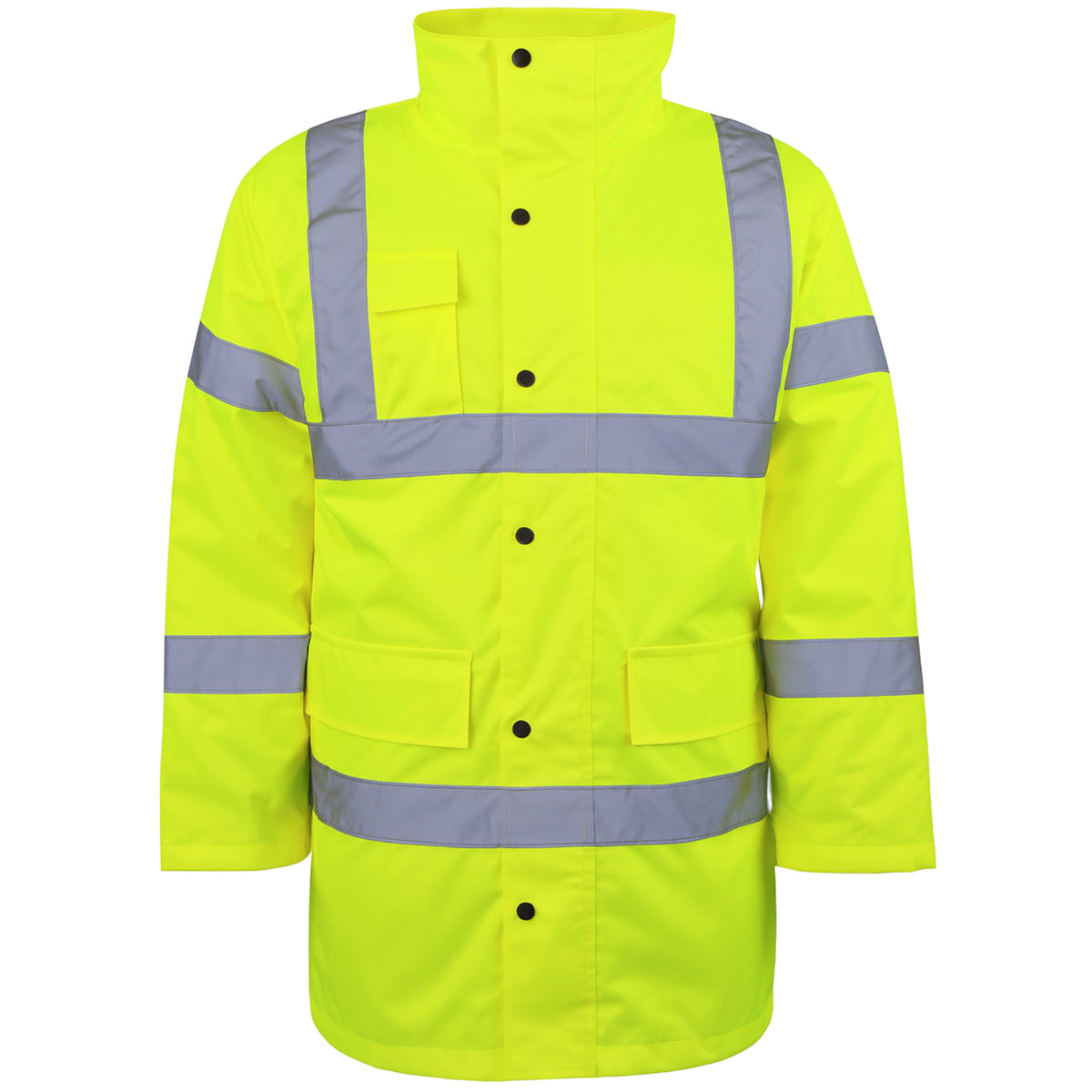 Dickies Motorway Safety Mens Yellow Waterproof Jacket