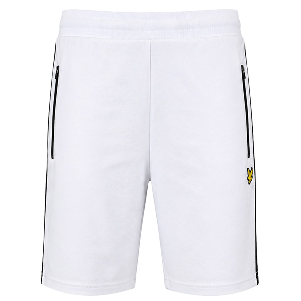 Lyle & Scott Side Tape Mens White Shorts