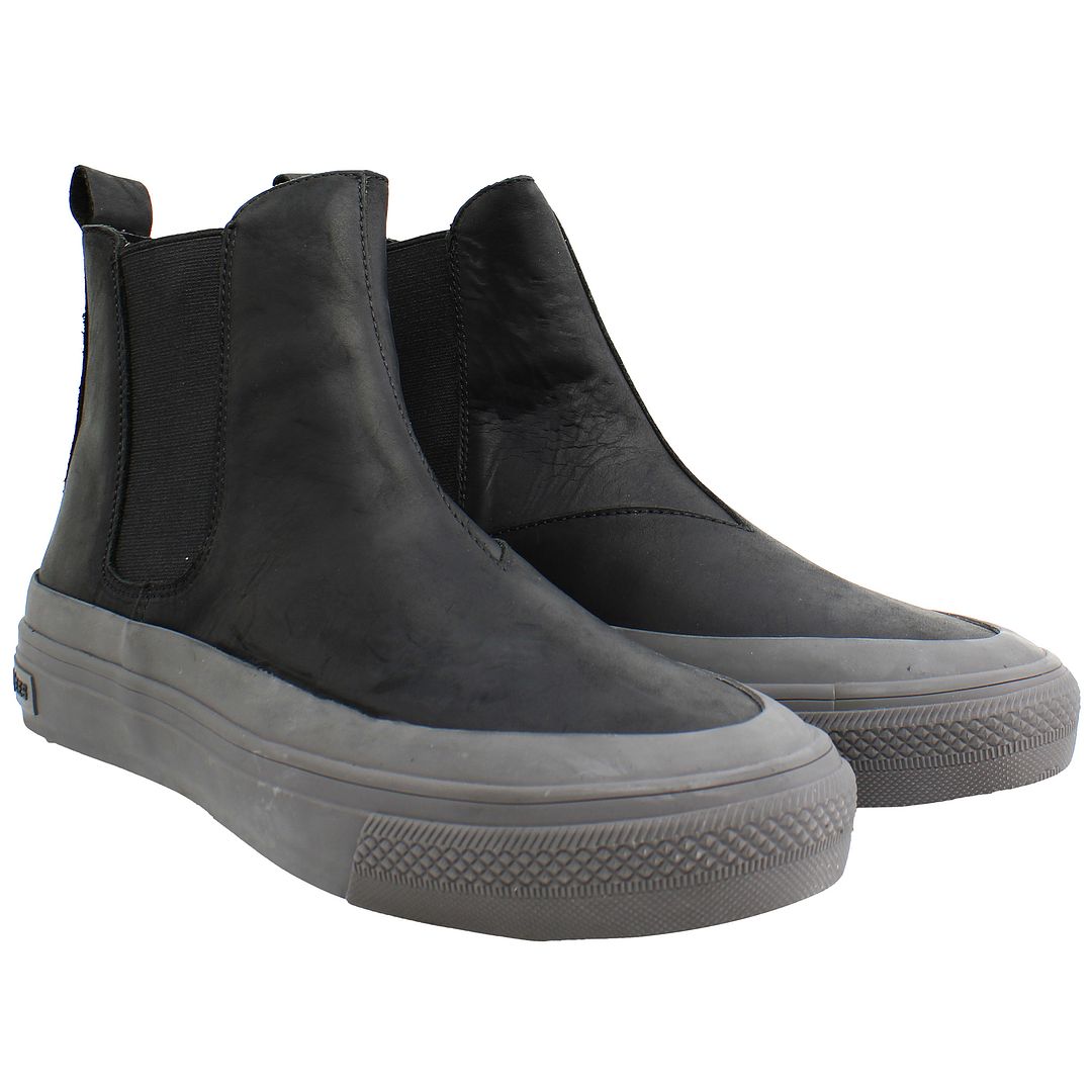 Seavees Shipyard Mens Black Boots