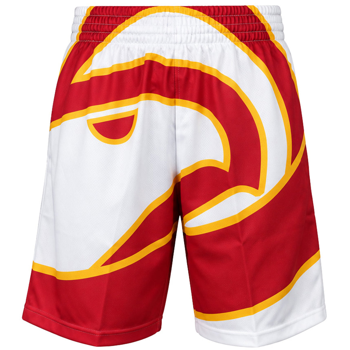 Mitchell & Ness NBA Atlanta Hawks Big Face Mens White Shorts