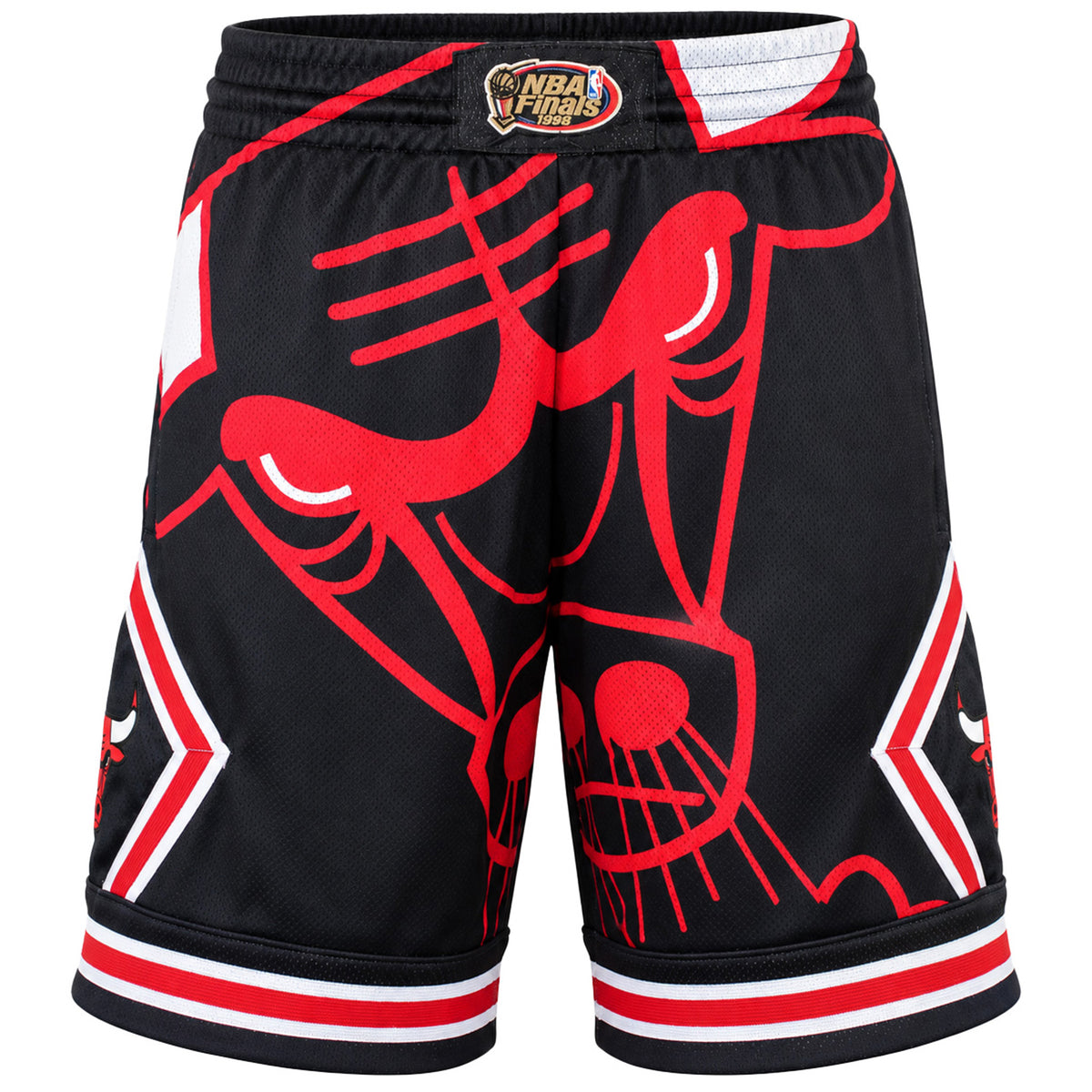 Mitchell & Ness NBA Chicago Bulls Big Face Mens Black Shorts