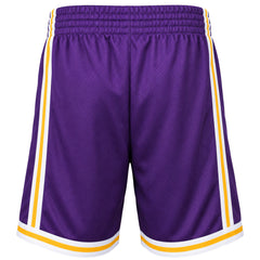 Mitchell & Ness NBA Los Angeles Lakers Big Face Mens Purple Shorts