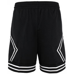 Mitchell & Ness Branded Diamond Mens Black Shorts