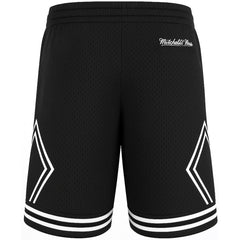 Mitchell & Ness Branded Diamond Mens Black Shorts