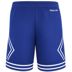 Mitchell & Ness Branded Diamond Mens Navy Shorts