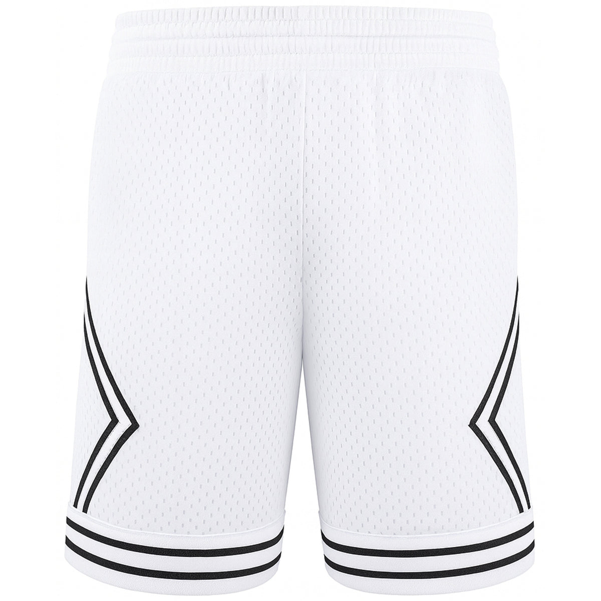 Mitchell & Ness Branded Diamond Mens White Shorts