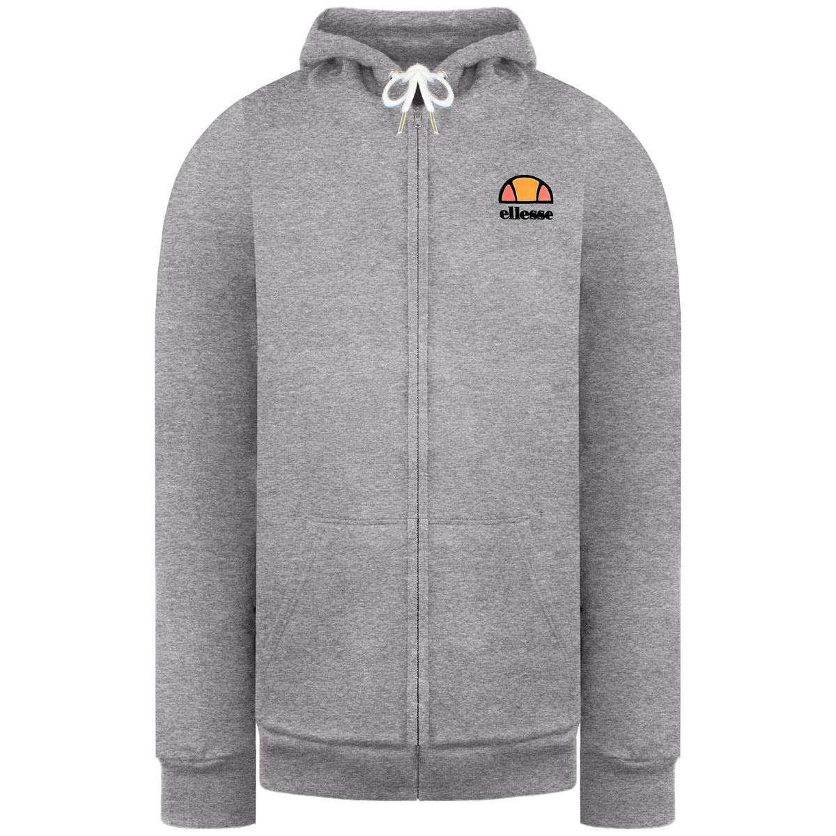 Ellesse Full Zip Up Mens Grey Track Jacket
