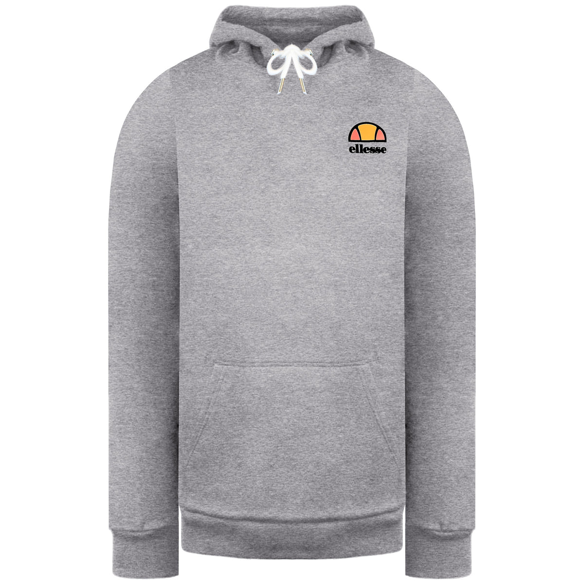 Ellesse Logo Mens Light Grey Hoodie