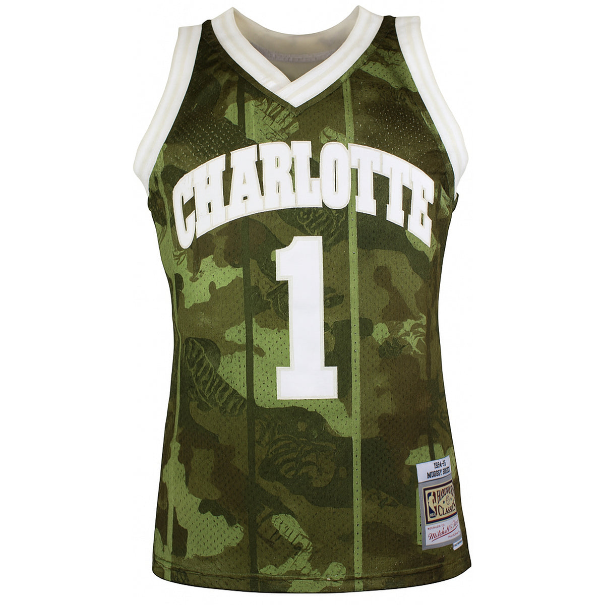 Mitchell & Ness NBA Charlotte Hornets 1 Bogues Swingman Jersey