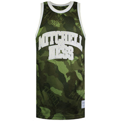 Mitchell & Ness Branded Mens Camo Green Swingman Jersey