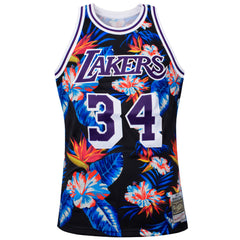 Mitchell & Ness NBA Los Angeles Lakers 34 O'Neal Mens Multicolour Vest