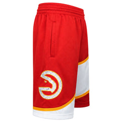 Mitchell & Ness NBA Atlanta Hawks 75th Anniversary Mens Red Shorts