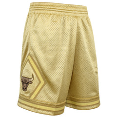Mitchell & Ness NBA Chicago Bulls Midas Mens Gold Shorts