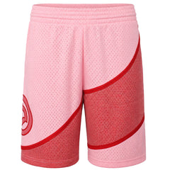 Mitchell & Ness NBA Atlanta Hawks Space Swingman Mens Pink Shorts