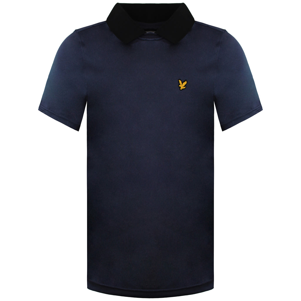 Lyle & Scott Ventech Mens Graphite Golf Polo Shirt