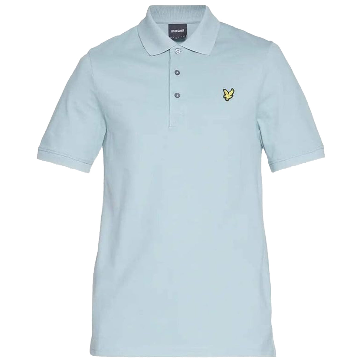 Lyle & Scott Plain Mens Blue Polo Shirt