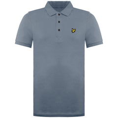 Lyle & Scott Plain Mens Blue Polo Shirt