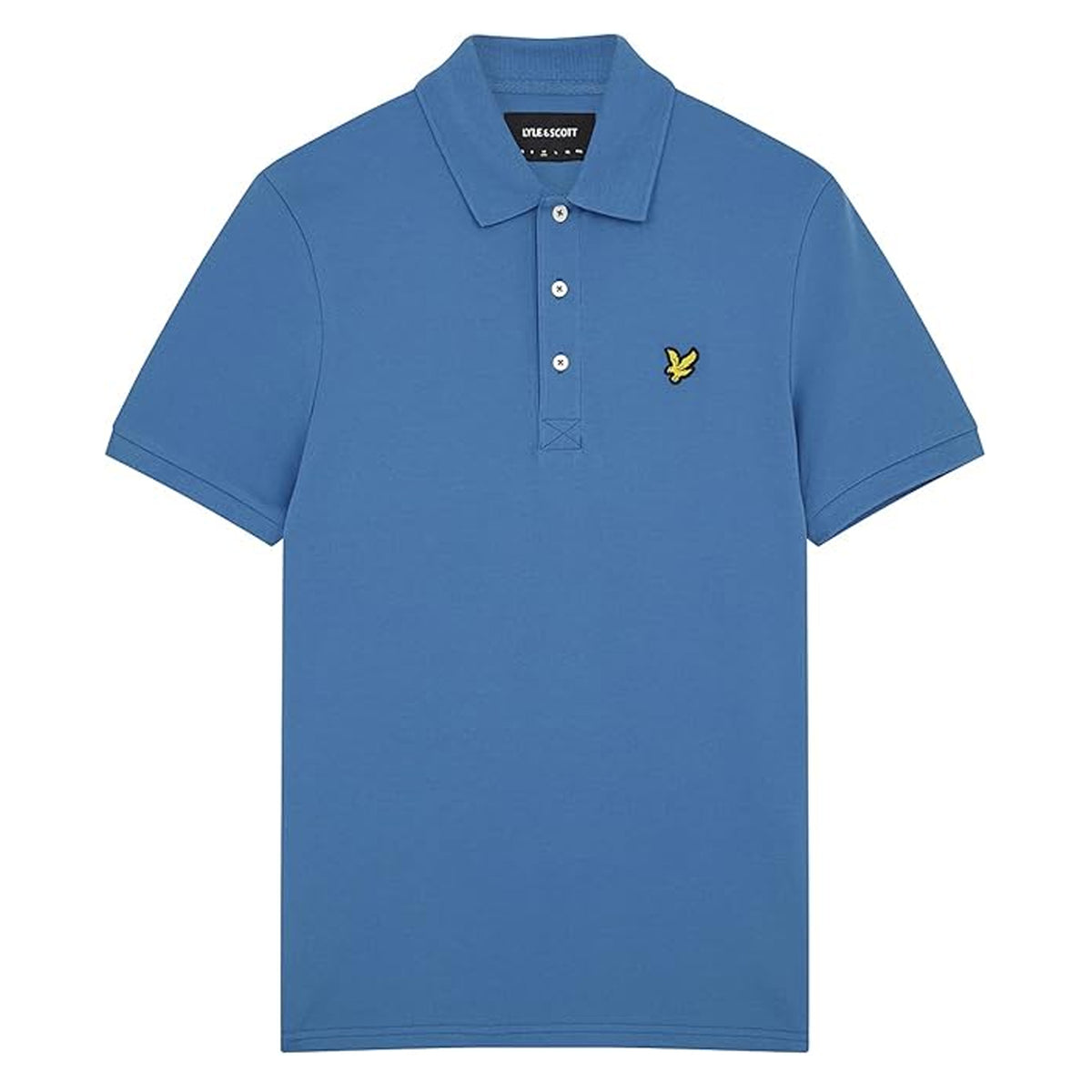 Lyle & Scott Plain Mens Blue Polo Shirt