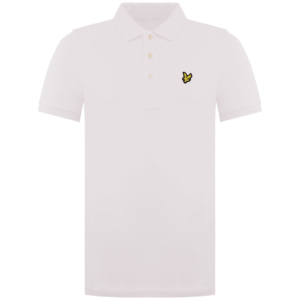 Lyle & Scott Plain Mens Light Pink Polo Shirt