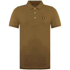 Lyle & Scott Plain Mens Gold Polo Shirt