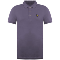 Lyle & Scott Plain Mens Purple Polo Shirt