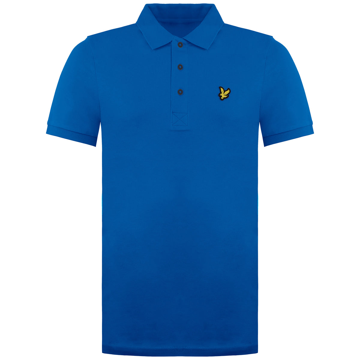 Lyle & Scott Plain Mens Blue Polo Shirt