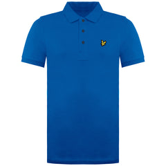 Lyle & Scott Plain Mens Blue Polo Shirt