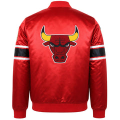 Mitchell & Ness NBA Chicago Bulls Heavyweight Mens Red Jacket